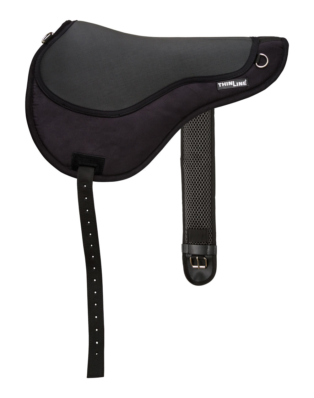 ThinLine® Ride pad / bareback saddle SuperCloseContact (incl. girth), black - 9