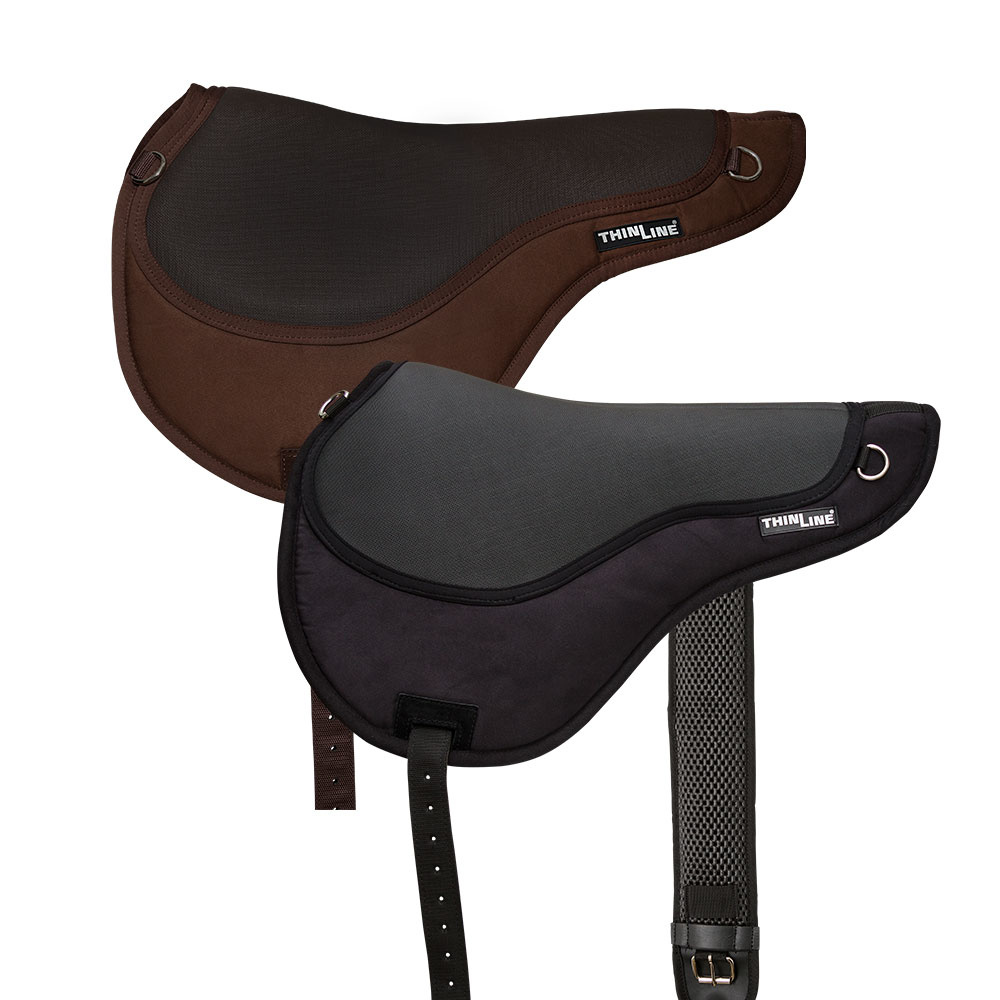ThinLine® Ride pad / bareback saddle SuperCloseContact (incl. girth), black - 10
