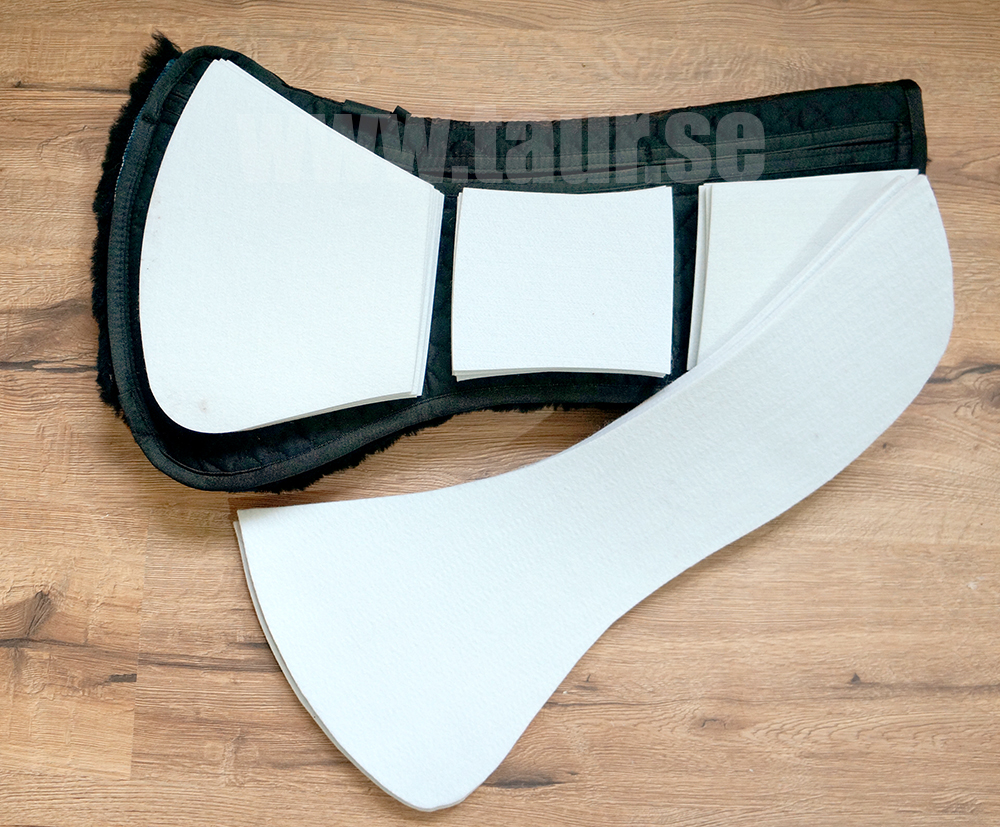 EDIX® Halfpad / Correctionpad med äkta Merinoull (inkl. lägg) - brun - 6