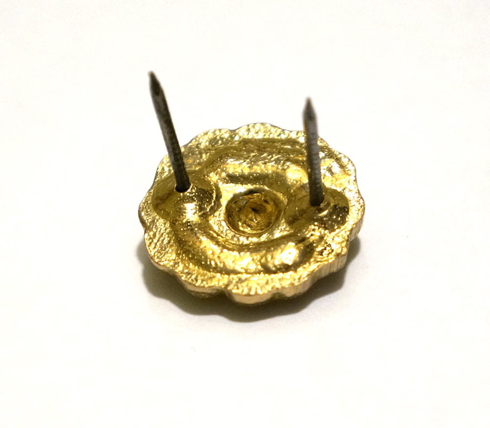 Cortezia Bridle decoration / concho 'Girasol', gold - 2