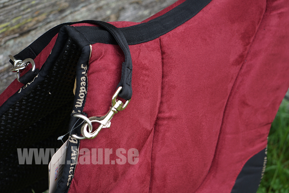 F.R.A® Dardo bareback saddle / ride pad 'Basic', full, bordeaux - 6