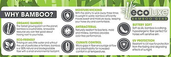 Ekologisk bambu! EcoLuxe™ Bamboo mecate, brun/svart
