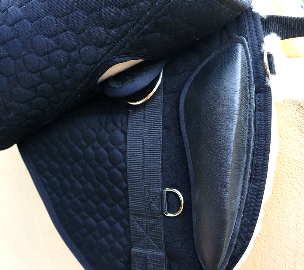 Horsedream® Cloud Spezial+ Bareback saddle (knee support & double caps), natural - 3