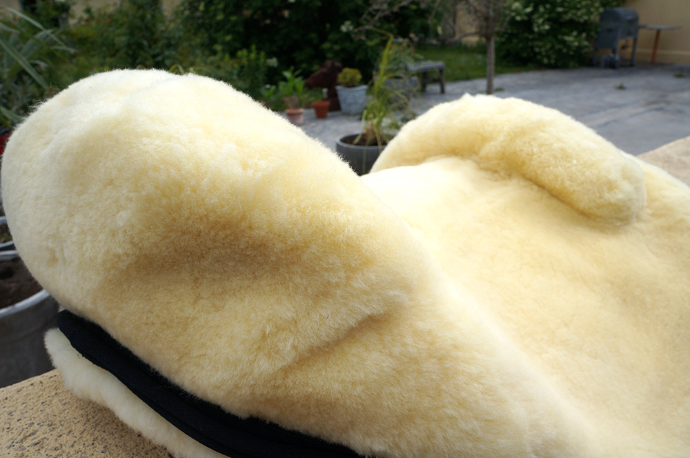 Horsedream® Cloud Spezial+ Bareback saddle (knee support & double caps), natural - 5