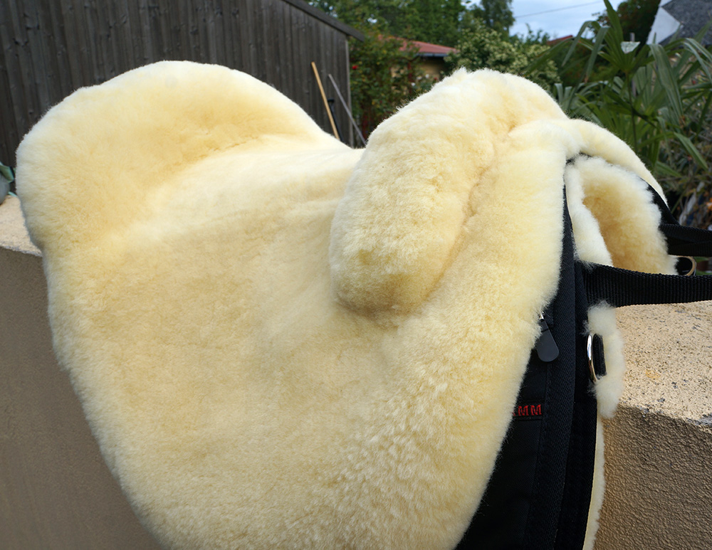 Horsedream® Cloud Spezial+ Bareback saddle (knee support & double caps), natural - 6