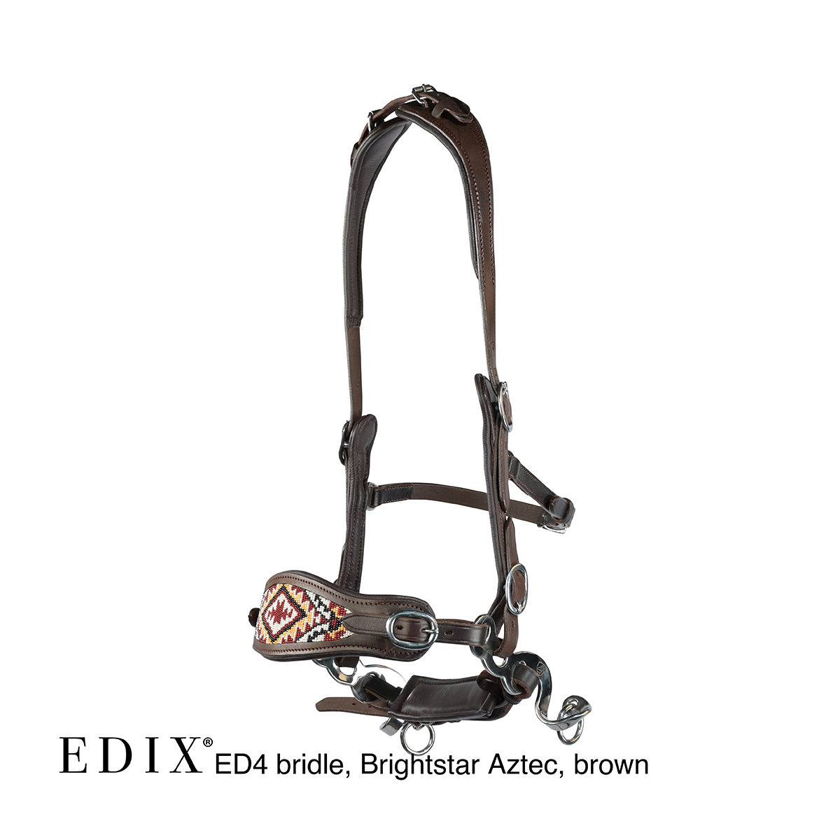 Bridle Anatomical, Edix© Brightstar, brown - 3