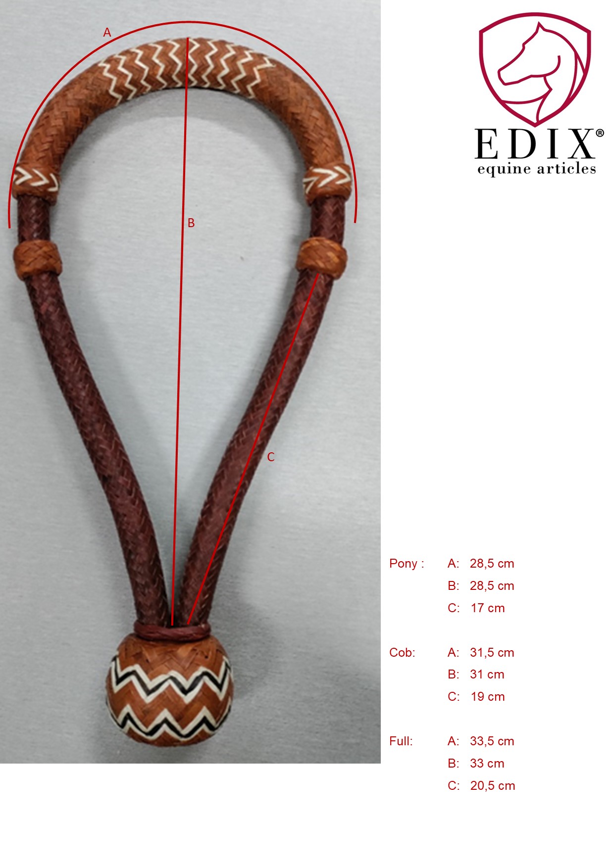 Edix® Chara Bosal Rawhide Turquoise - 4