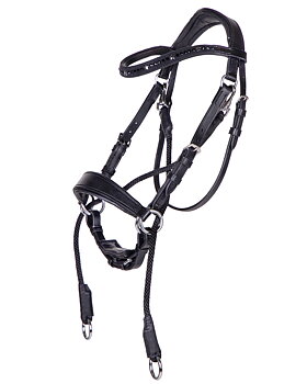 Bitless Bridle / Sidepull QHP Thunderbolt' Crossunder - minishettis, shettis och ponny!