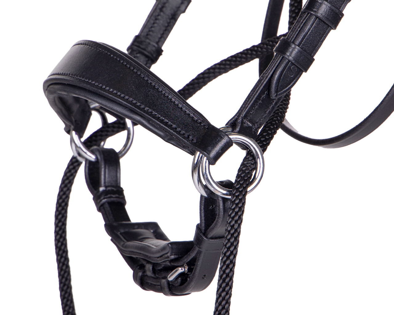Bitless Bridle / Sidepull QHP Thunderbolt' Crossunder - shetland and pony! - 4