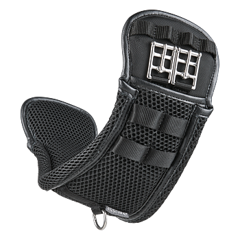 Busse Moon Girth (anatomisk) 3D AIR® EFFECT-mesh, svart