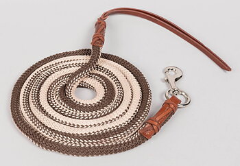 Lead Rope 3,5 m Globus Basic, tan/brown