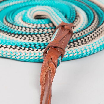 Lead Rope 3,5 m Globus Basic, turquoise/brown