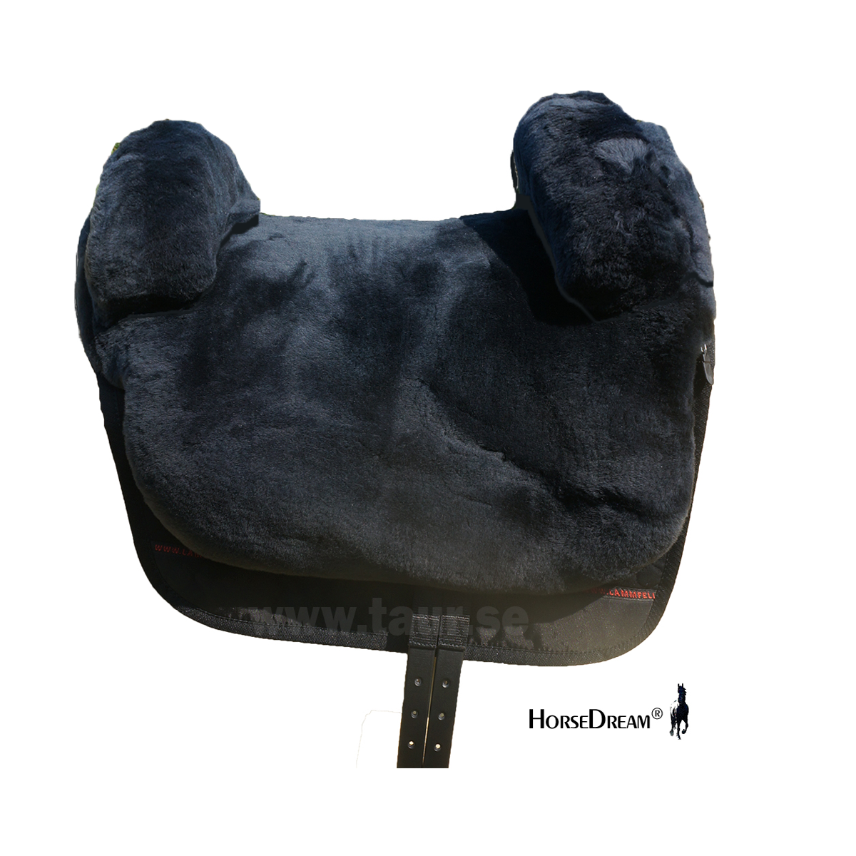 Horsedream® Bareback saddle / lambskin saddle Iberica Plus Graphite Shetland - 2