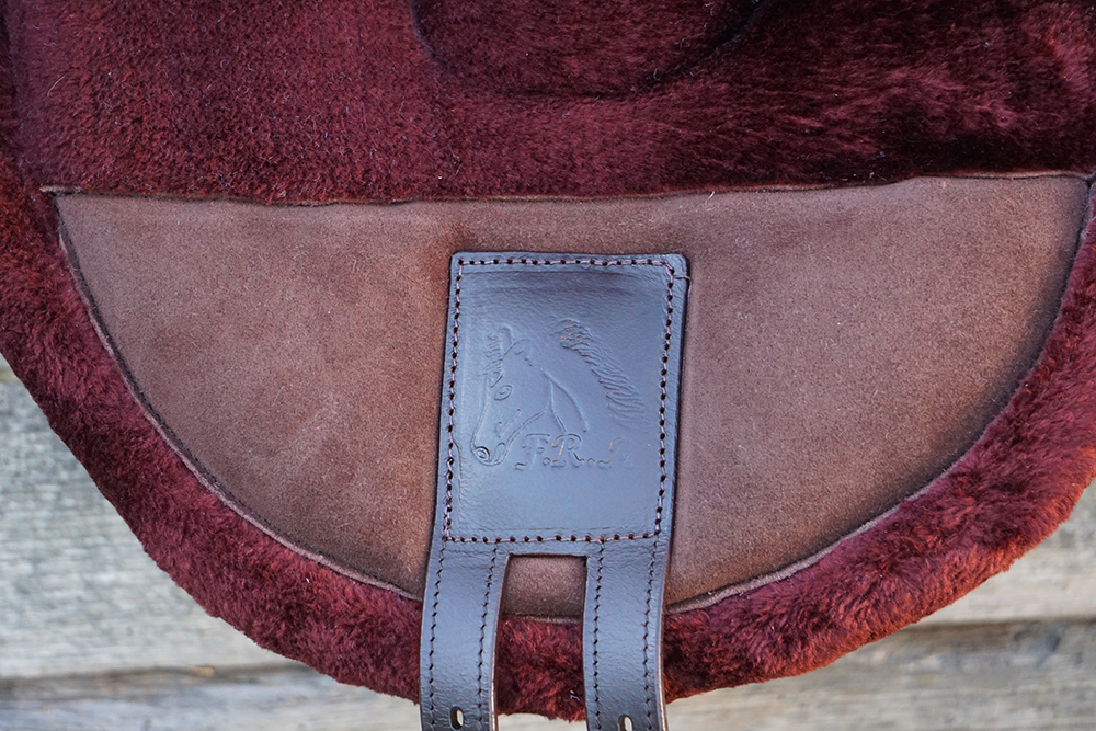 F.R.A® ride pad / bareback saddle Bisco, burgundybrown, cob/full - 3