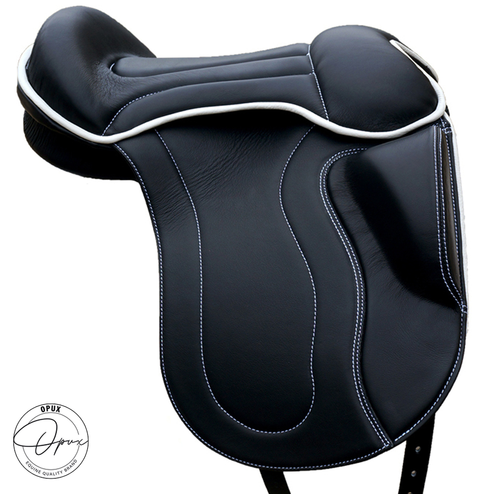 Gaiter III DeLuxe (treeless with padded flaps) - black/white