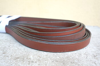 Driving reins, leather, Globus