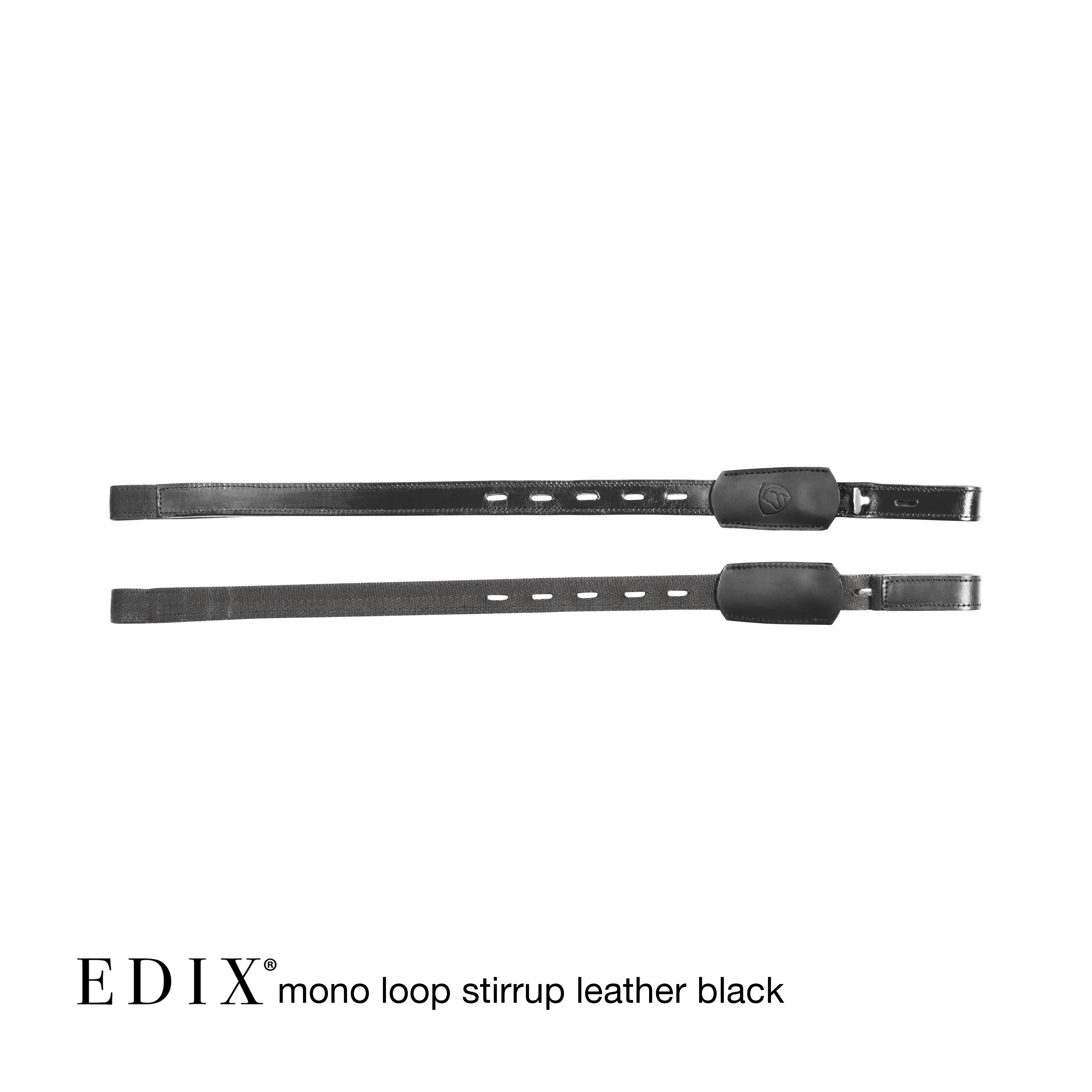 Dressage Mono stirrupleather, Edix® , black - 3