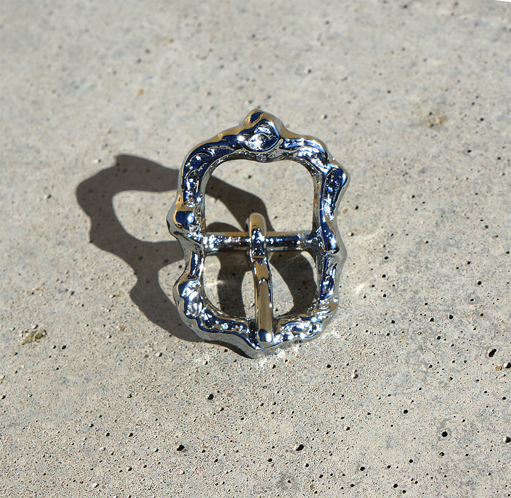 Cortezia Baroque buckle 'MJ', 18 mm silver - 2