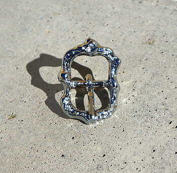 Cortezia Barockspänne 'MJ', 18 mm silver