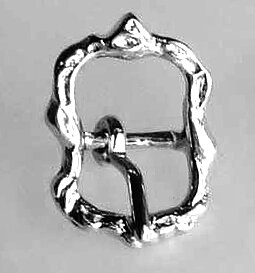Cortezia Barockspänne 'MJ', 18 mm silver