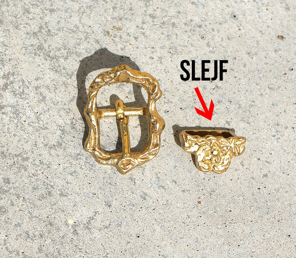 Cortezia Baroque buckle 'MJ', 18 mm silver - 5