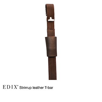 Dressage Monostigläder / Webbers Edix® (även för sluten ring), brun