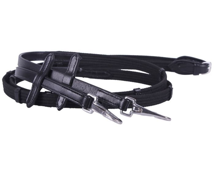 Bitless Bridle + Sidepull (3-i-1) QHP Ceto, inkl. tyglar, svart - 5