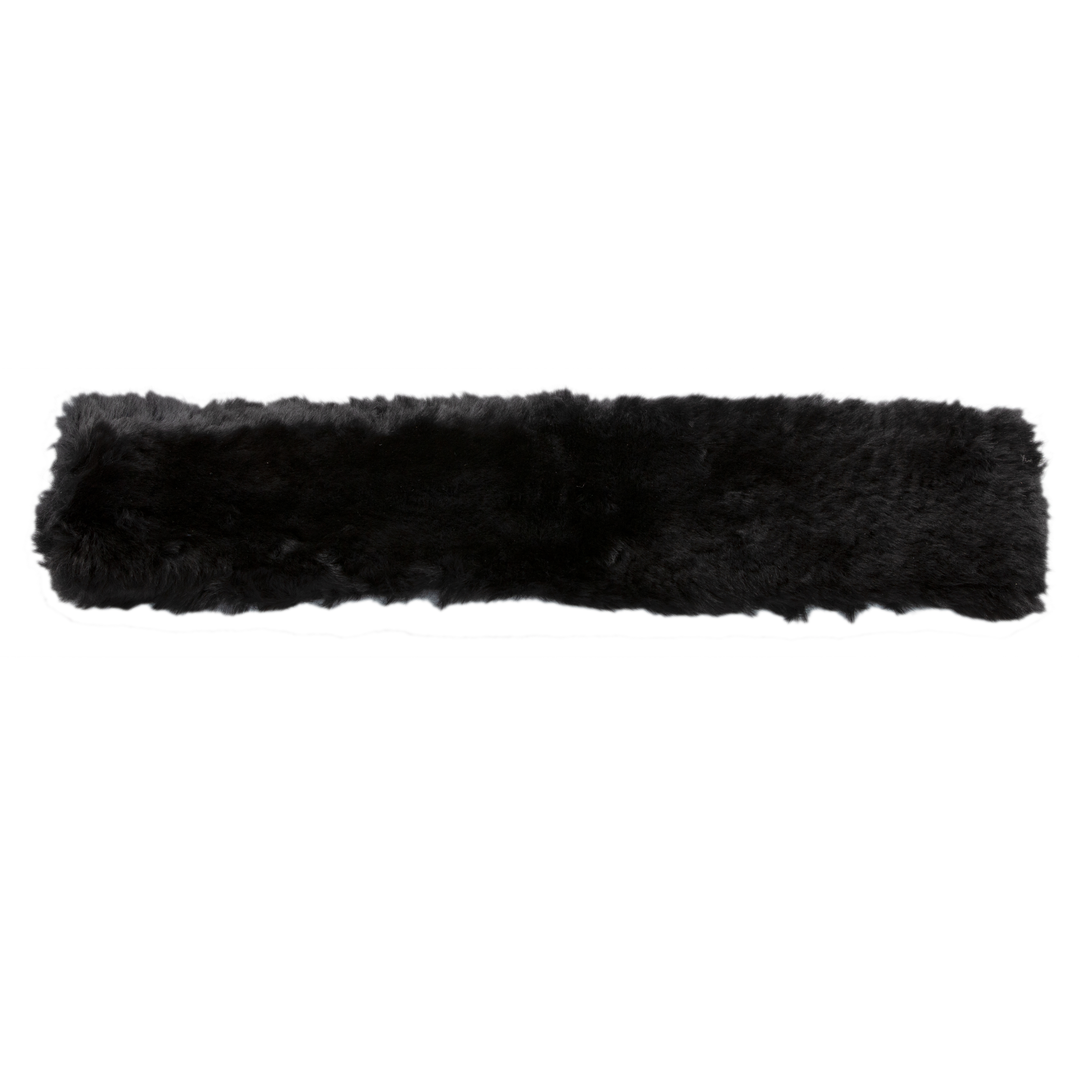 EDIX® Girth cover / girth sleeve, genuine Merino wool, black