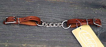 Curbstrap Lakota kedja/läder, russet/havanna