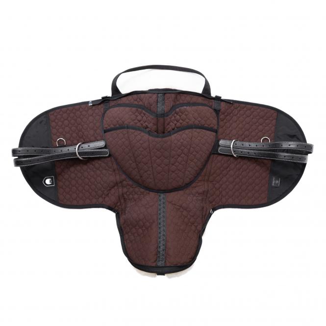 Horsedream® Bareback saddle / lambskin saddle Premium Plus XH - HIGH WITHERS, dark brown - 7
