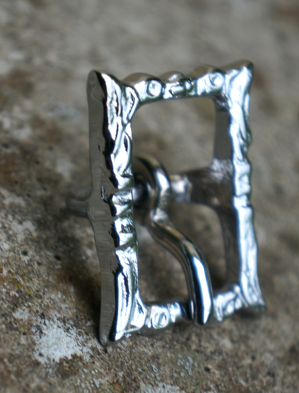 Cortezia Baroque buckle Esquina 15 mm silver - 3