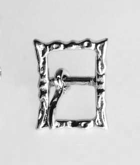 Cortezia Baroque buckle Esquina 15 mm silver
