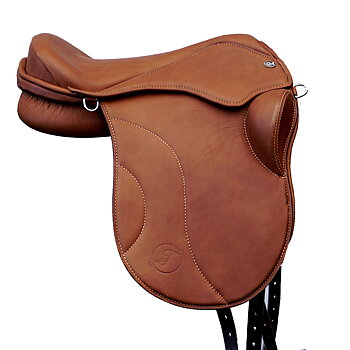 Gaiter Dressage V2 (bomlös med vadderade kåpor) LIMITED EDITION, cognac