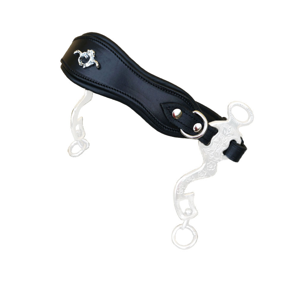 Hackamore nosepart 'Leonie' (with D-rings) - 3
