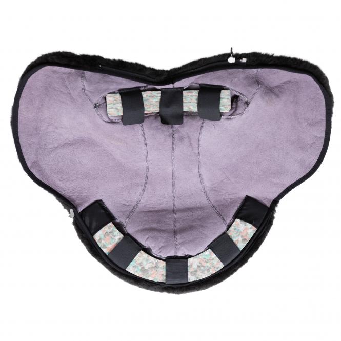 Horsedream® Cloud Spezial+ Bareback saddle (knee support & double caps), graphite - 10