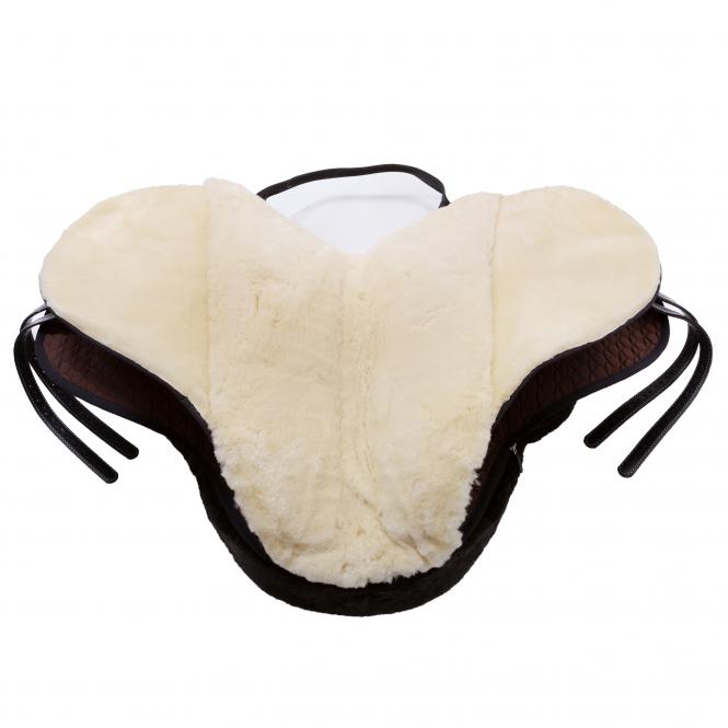 Horsedream® Cloud Spezial+ Bareback saddle (knee support & double caps), graphite - 8