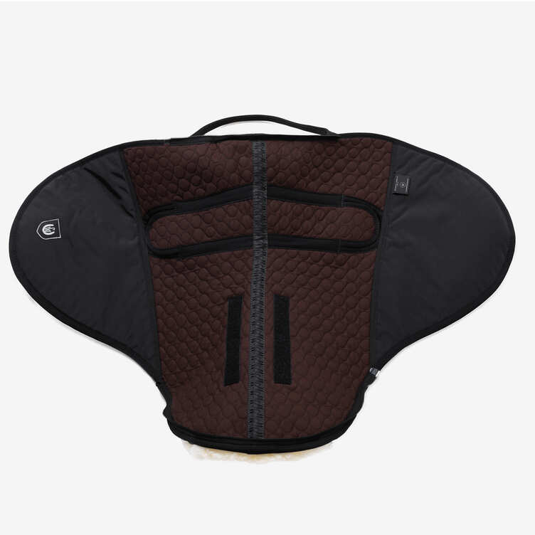 Horsedream® Cloud Spezial+ Bareback saddle (knee support & double caps), graphite - 7