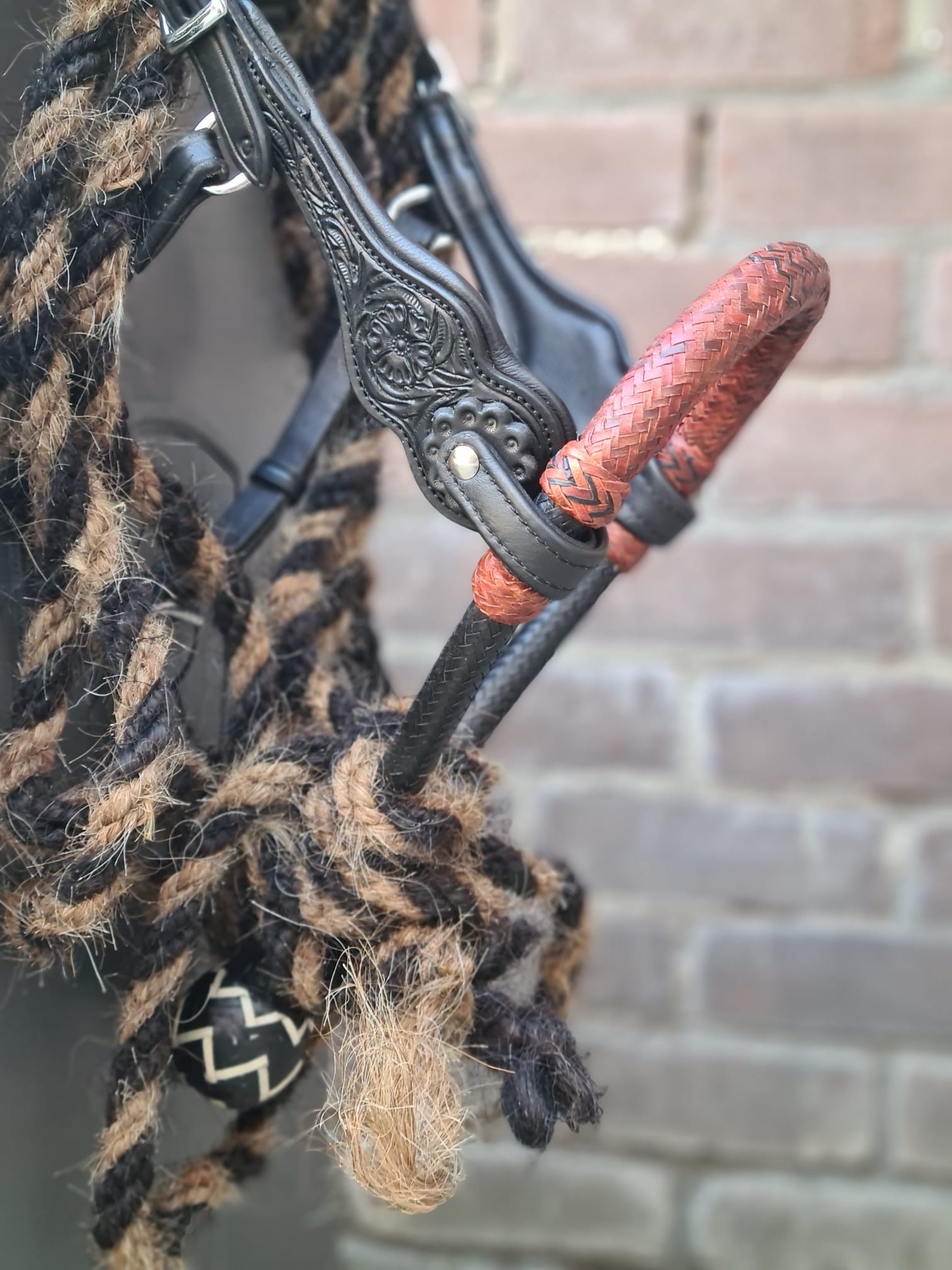Edix© Mecate "Calif", horse hair (670 cm), black - 8