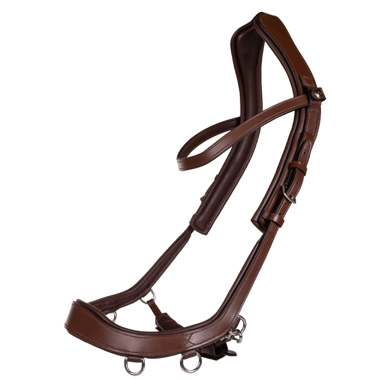 Bitless Bridle / Sidepull PresTEQ Faysport Anatomical, brun - 7