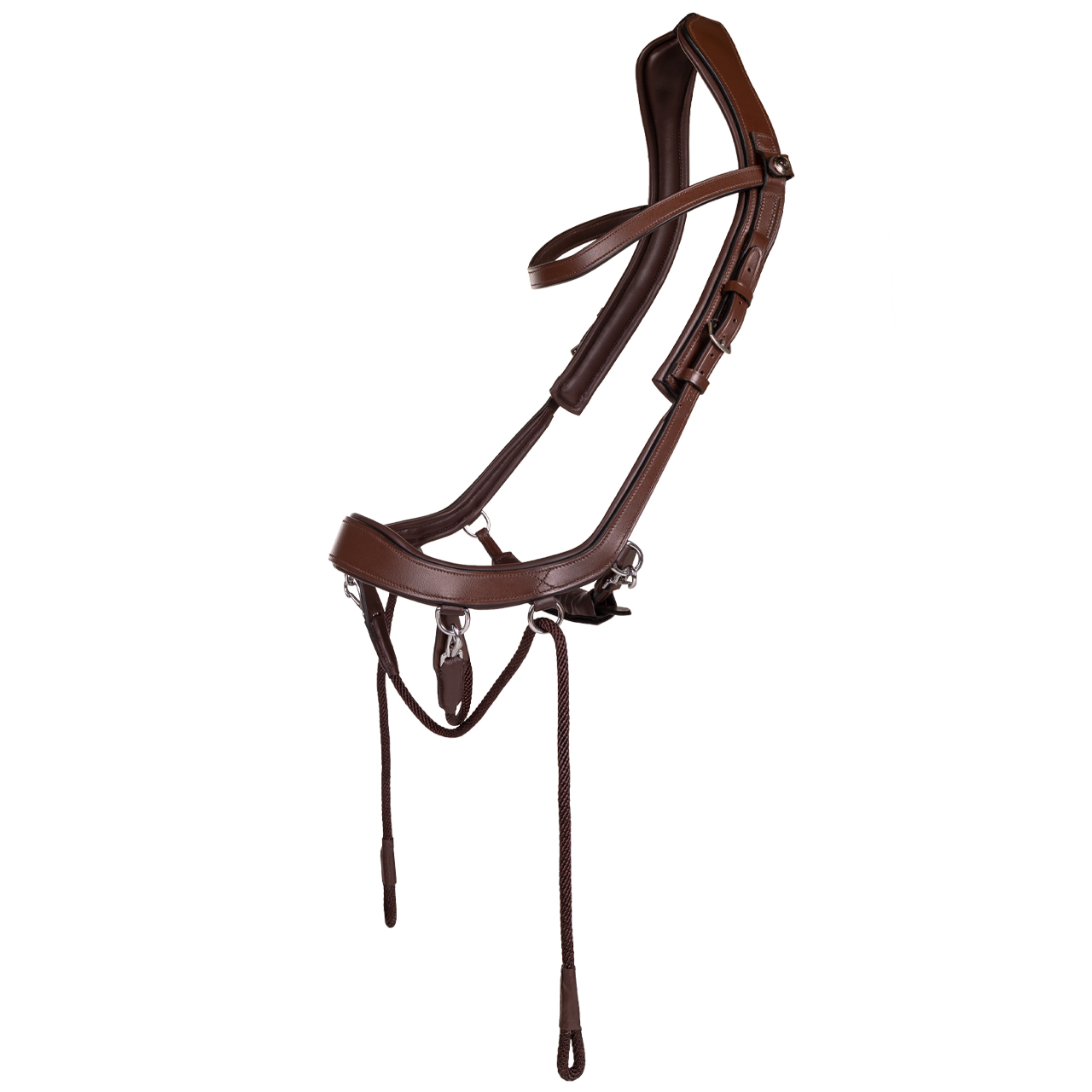 Bitless Bridle / Sidepull PresTEQ Faysport Anatomical, brun - 6