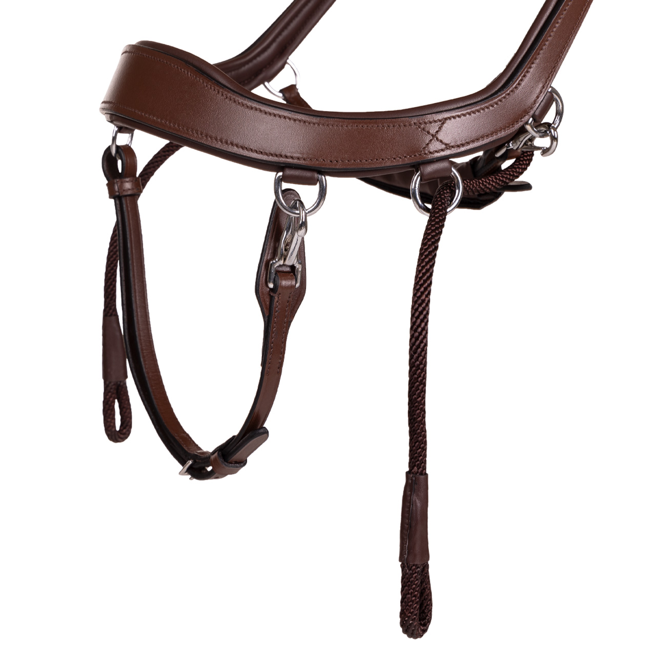 Bitless Bridle / Sidepull PresTEQ Faysport Anatomical, brun - 11