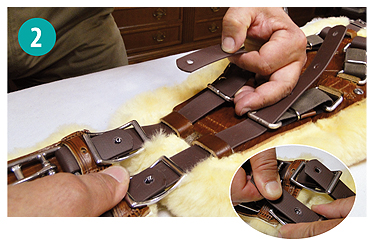 XpandGirth® Dressage Girth Leather - 10