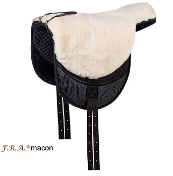 F.R.A® Macon sheepskin saddle / bareback saddle 