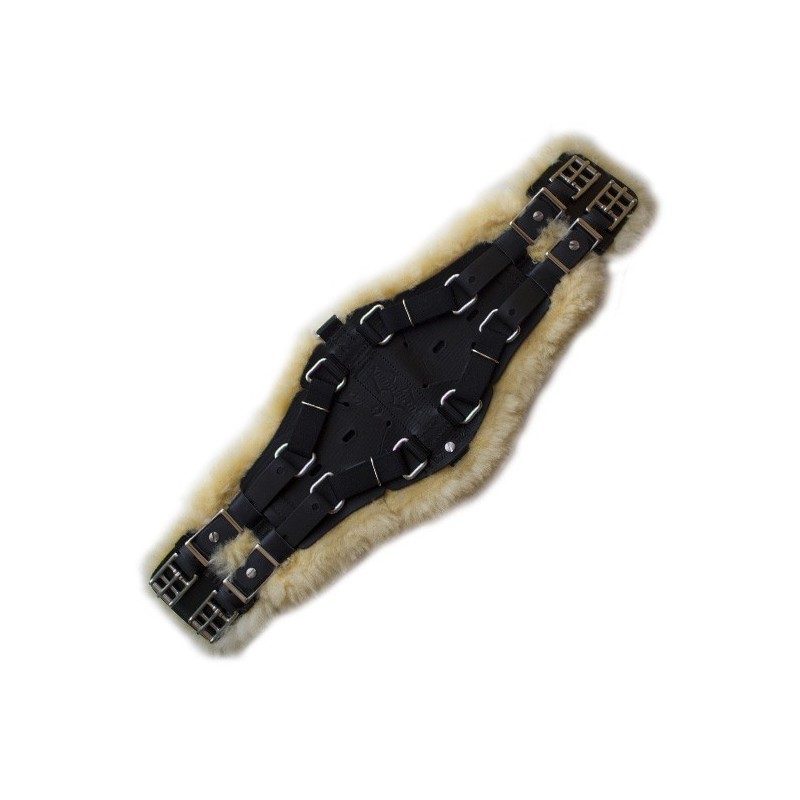 XpandGirth® Dressage Girth Slim (for ponies) Medical sheepskin - 4