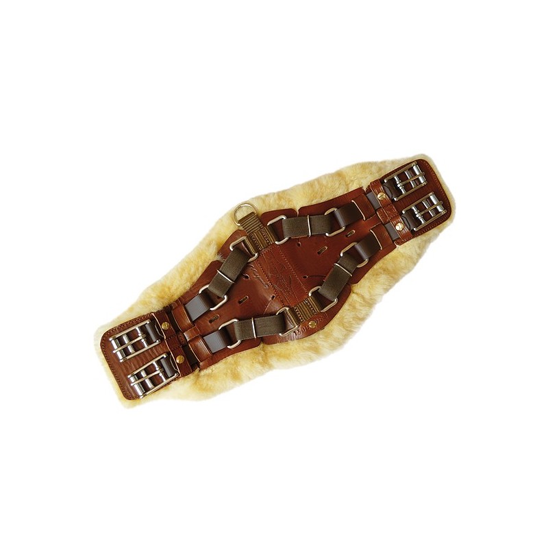 XpandGirth® Dressage Girth Slim (for ponies) Medical sheepskin - 14