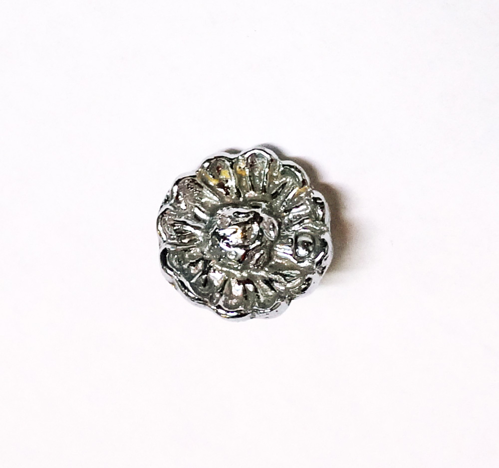 Cortezia Bridle decoration / concho 'Girasol', silver - 3