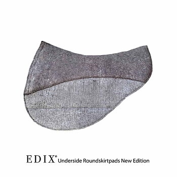 EDIX® Westernpad filtad ull RoundSkirt (inkl. 8 st ilägg), Brown Aztec
