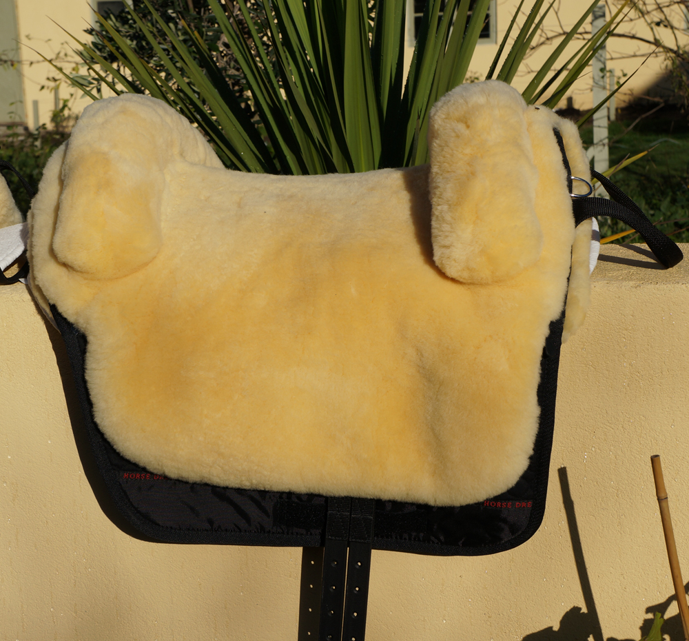 Horsedream® Bareback saddle / lambskin saddle Iberica Plus Creme S/M - 5