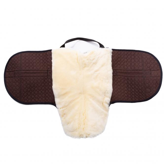 Horsedream® Bareback saddle / lambskin saddle Premium Plus Brown S/M - 11