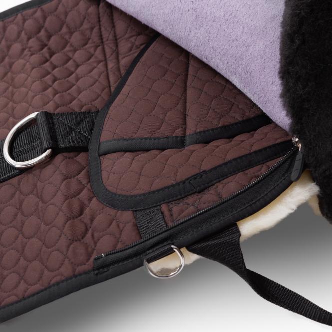 Horsedream® Bareback saddle / lambskin saddle Premium Plus Brown S/M - 10